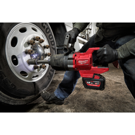 MILWAUKEE M18 ONEFHIWF1D M18 FUEL™ ONE-KEY™ 1″ rázový utahovák D-rukojeť, pojistný kroužek a prodloužené vřeteno 4933471756