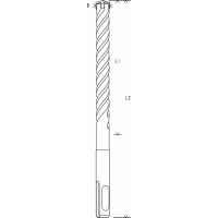 BOSCH Vrták do kladiv SDS plus-5X 2608833817