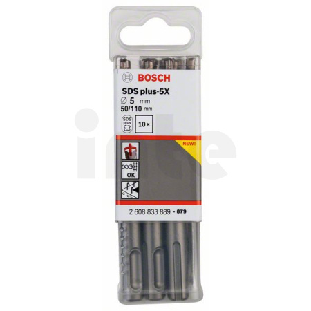 BOSCH Vrták do kladiv SDS plus-5X 2608833889