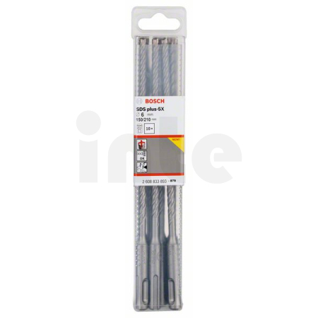 BOSCH Vrták do kladiv SDS plus-5X, 10 ks 2608833893