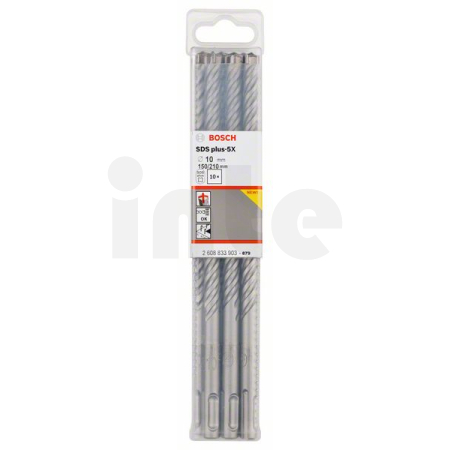 BOSCH Vrták do kladiv SDS plus-5X, 10 ks 2608833903