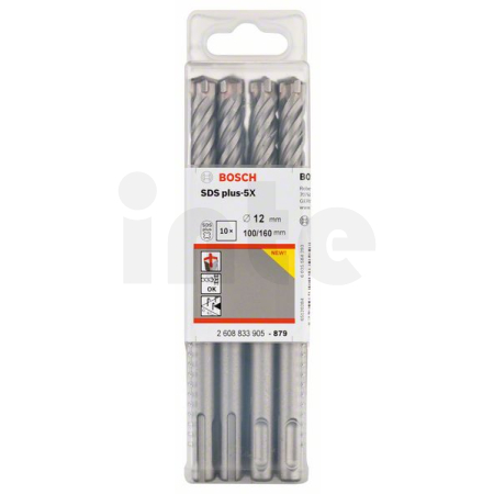 BOSCH Vrták do kladiv SDS plus-5X, 10 ks 2608833905