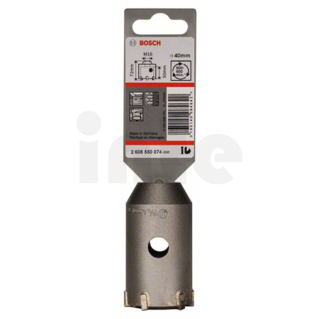 BOSCH Vrtací korunka PRO SDS plus-5 Core Cutter, 40 × 50 × 72 mm 2608550074