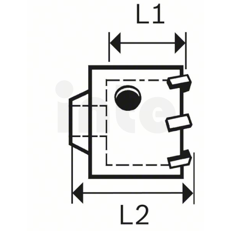 BOSCH Vrtací korunka PRO SDS plus-5 Core Cutter, 68 × 50 × 80 mm 2608550076
