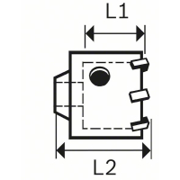 BOSCH Vrtací korunka PRO SDS plus-5 Core Cutter, 68 × 50 × 80 mm 2608550076