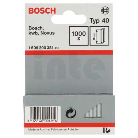 BOSCH Kolíčky, typ 40 1609200381