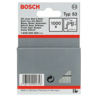 BOSCH Sponky do sponkovačky z tenkého drátu, typ 53 1609200365