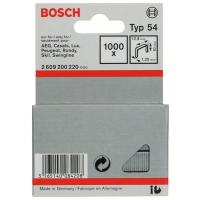 BOSCH Sponky do sponkovačky z plochého drátu, typ 54 2609200220