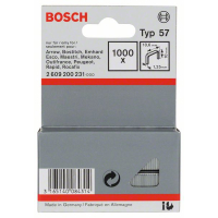 BOSCH Sponky do sponkovačky z plochého drátu, typ 57 2609200231