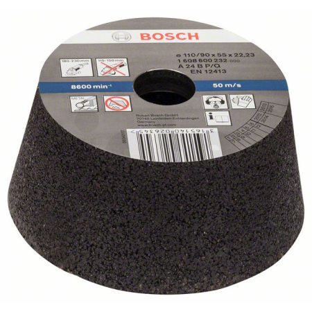 BOSCH Brusný hrnec, kónický - kov/litina 1608600232