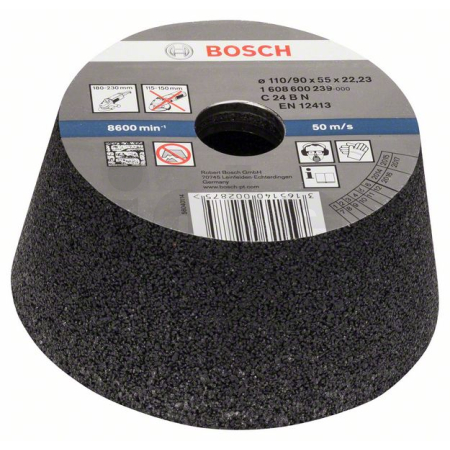 BOSCH Brusný hrnec, kónický - kámen/beton 1608600239