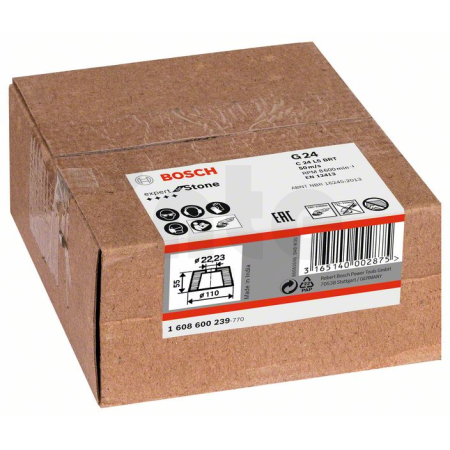 BOSCH Brusný hrnec, kónický - kámen/beton 1608600239