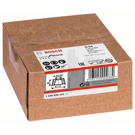BOSCH Brusný hrnec, kónický - kámen/beton 1608600241