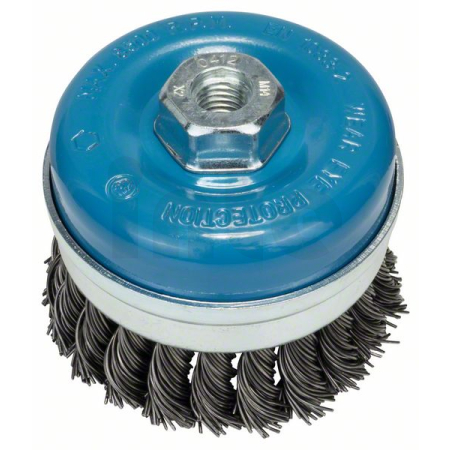 BOSCH Splétaný hrncový kartáč 90 mm, ocel 1608614000