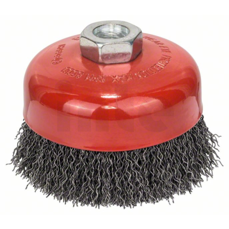 BOSCH Hrncový kartáč, zvlněný drát, 100 mm, ocel 1608614011