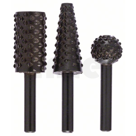 BOSCH Sada ručně vedených fréz 16 mm, 3 kusy 1609200307