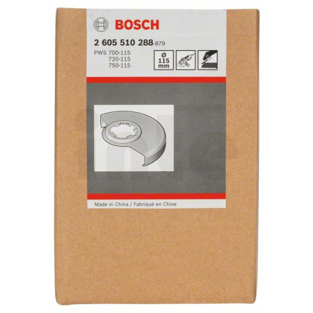 BOSCH Ochranný kryt bez plechového krytu k broušení 2605510288