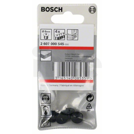 BOSCH 4dílná sada značkovačů otvorů pro kolíky 8 mm 2607000545