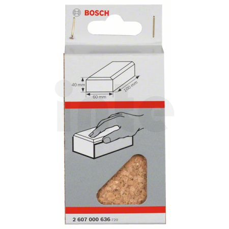 BOSCH Špalík pro ruční broušení 2607000636