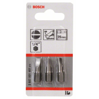 BOSCH Šroubovací bit zvlášť tvrdý Extra-Hart, 3 ks 2607001461