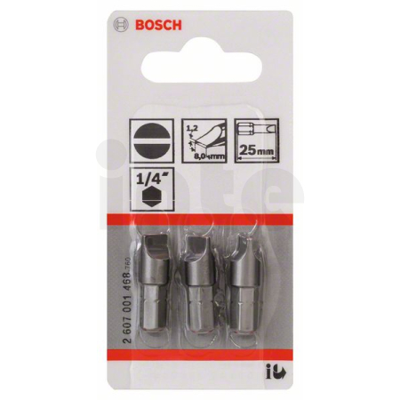 BOSCH Šroubovací bit zvlášť tvrdý Extra-Hart, 3 ks 2607001468