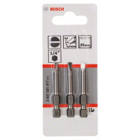 BOSCH Šroubovací bit zvlášť tvrdý Extra-Hart, 3 ks 2607001477