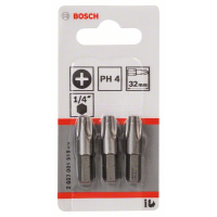 BOSCH Šroubovací bit zvlášť tvrdý Extra-Hart, 3 ks 2607001518