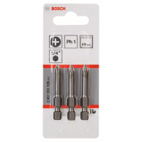 BOSCH Šroubovací bit zvlášť tvrdý Extra-Hart, 3 ks 2607001526