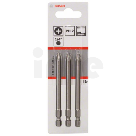 BOSCH Šroubovací bit zvlášť tvrdý Extra-Hart, 3 ks 2607001535
