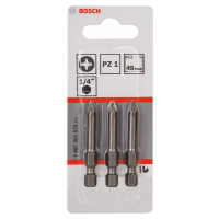 BOSCH Šroubovací bit zvlášť tvrdý Extra-Hart, 3 ks 2607001575