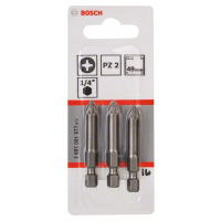 BOSCH Šroubovací bit zvlášť tvrdý Extra-Hart, 3 ks 2607001577