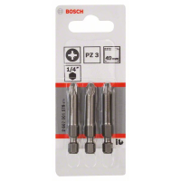 BOSCH Šroubovací bit zvlášť tvrdý Extra-Hart, 3 ks 2607001579