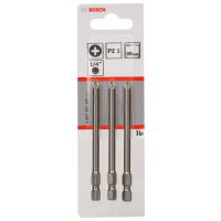 BOSCH Šroubovací bit zvlášť tvrdý Extra-Hart, 3 ks 2607001581