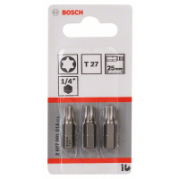 BOSCH Šroubovací bit zvlášť tvrdý Extra-Hart, 3 ks 2607001619