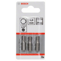 BOSCH Šroubovací bit zvlášť tvrdý Extra-Hart, 3 ks 2607001726