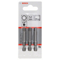 BOSCH Šroubovací bit zvlášť tvrdý Extra-Hart, 3 ks 2607001734