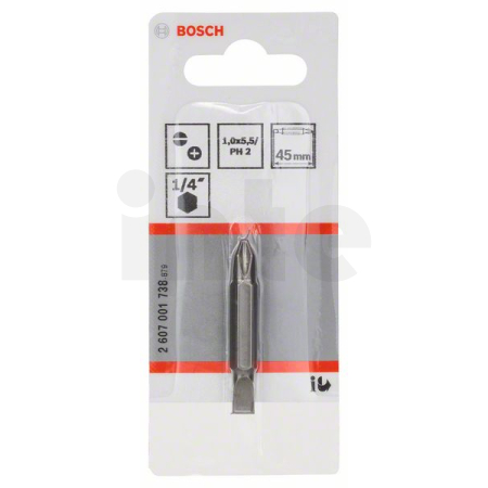 BOSCH Oboustranný bit 2607001738