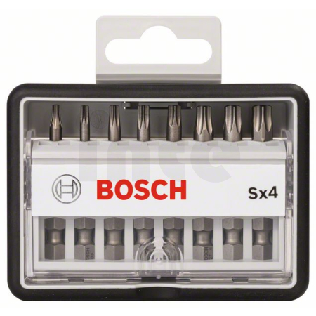 BOSCH Sada šroubovacích nástavců Robust Line, Sx T, verze Extra Hard, 8 kusů 2607002559