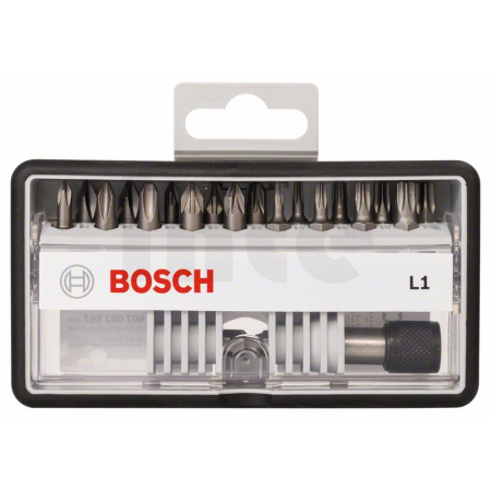 BOSCH Sada šroubovacích nástavců Robust Line, L PH/PZ/T, verze Extra Hard, 18+1 kusů 2607002567