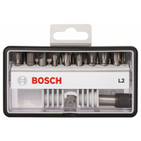 BOSCH Sada šroubovacích nástavců Robust Line, L PH/PZ/T/S/HEX, verze Extra Hard, 18+1 kusů 2607002568