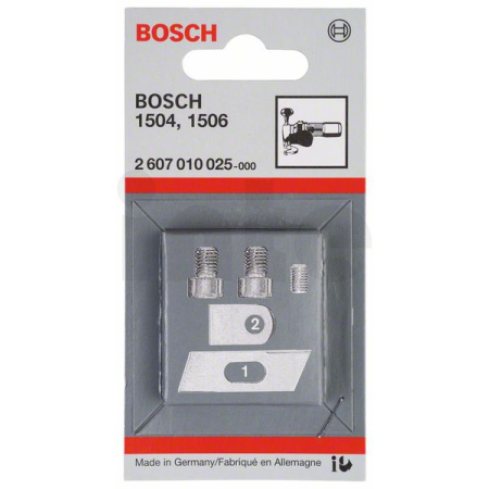 BOSCH Sady nožů vhodných na plech pro univerzální nůžky GSC 2.8, plech, 5 kusů  2607010025
