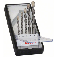 BOSCH Sada spirálových vrtáků do betonu CYL-3, Robust Line, 5–8 mm, 5 kusů 2607010526