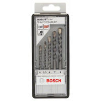 BOSCH Sada spirálových vrtáků do betonu CYL-3, Robust Line, 5–8 mm, 5 kusů 2607010526