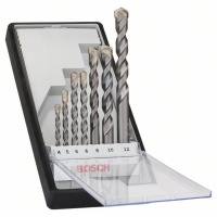 BOSCH Sada spirálových vrtáků do betonu CYL-3, Robust Line, 4–12 mm, 7 kusů 2607010545
