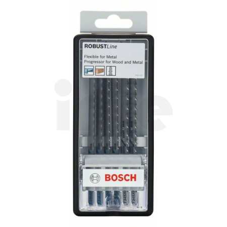BOSCH 6dílná sada pilových plátků Robust Line Metal Profile, se stopkou T 2607010573