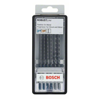 BOSCH 6dílná sada pilových plátků Robust Line Metal Profile, se stopkou T 2607010573