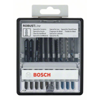 BOSCH 10dílná sada pilových plátků Robust Line, varianta Speciality Materials, se stopkou T 2607010574