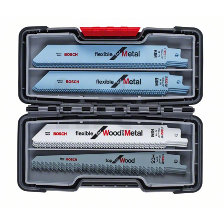 BOSCH 20dílná sada pilových plátků do pil ocasek Wood and Metal 2607010902