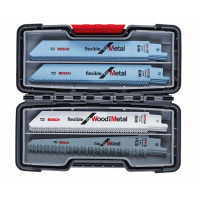 BOSCH 20dílná sada pilových plátků do pil ocasek Wood and Metal 2607010902