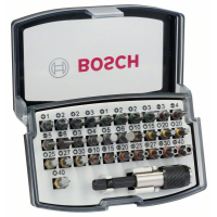BOSCH 32dílná sada šroubovacích nástavců PH, PZ, H, T s univerzálním držákem Quick Change 2607017319